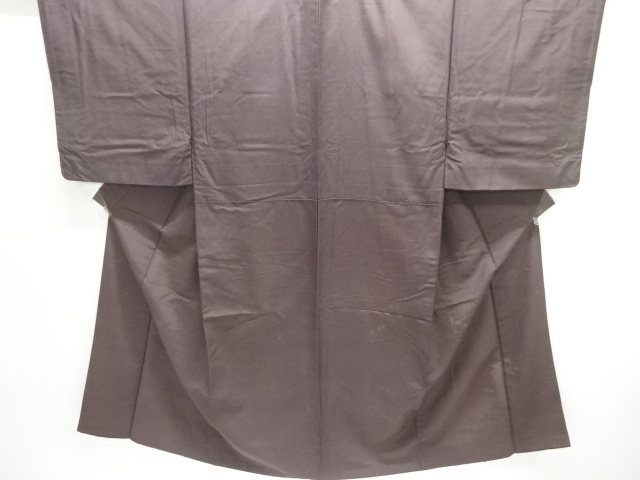 JAPANESE KIMONO / ANTIQUE MENS ENSEMBLE KIMONO / SILK / HAND WOVEN TSUMUGI